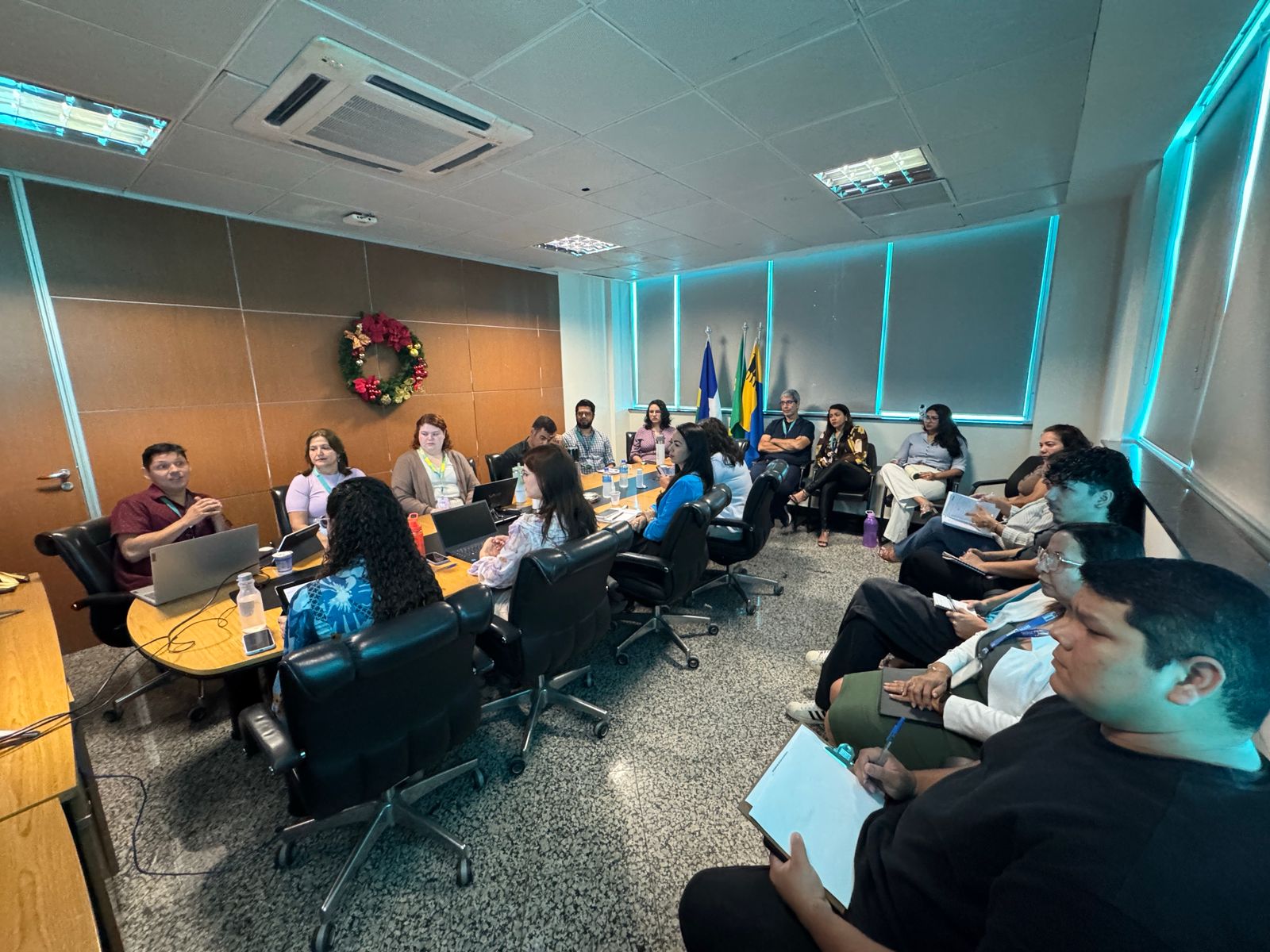 foto Gestores e técnicos da educação participam de oficina para construção de indicadores de Plano Estratégico